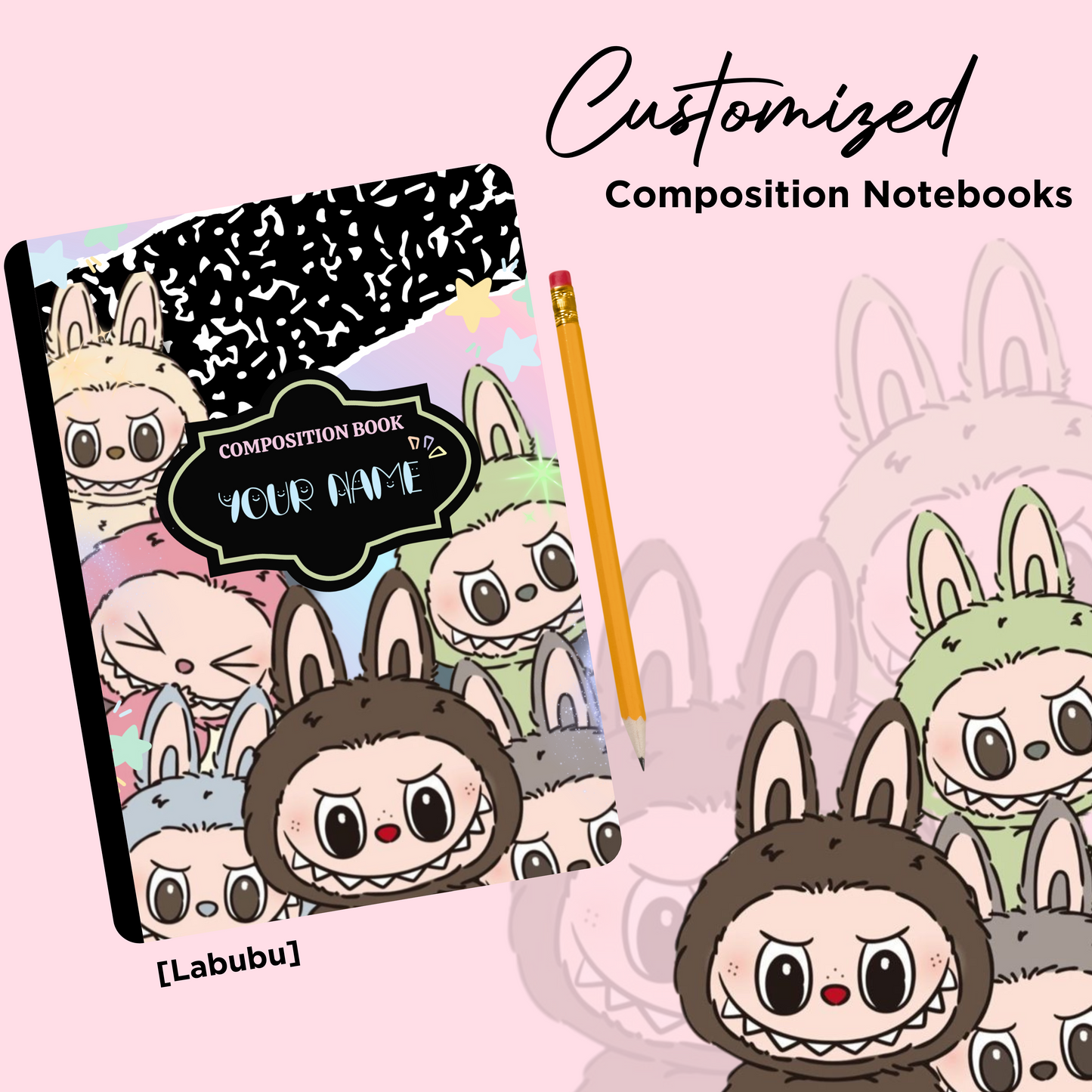 Custom Theme Composition Notebook