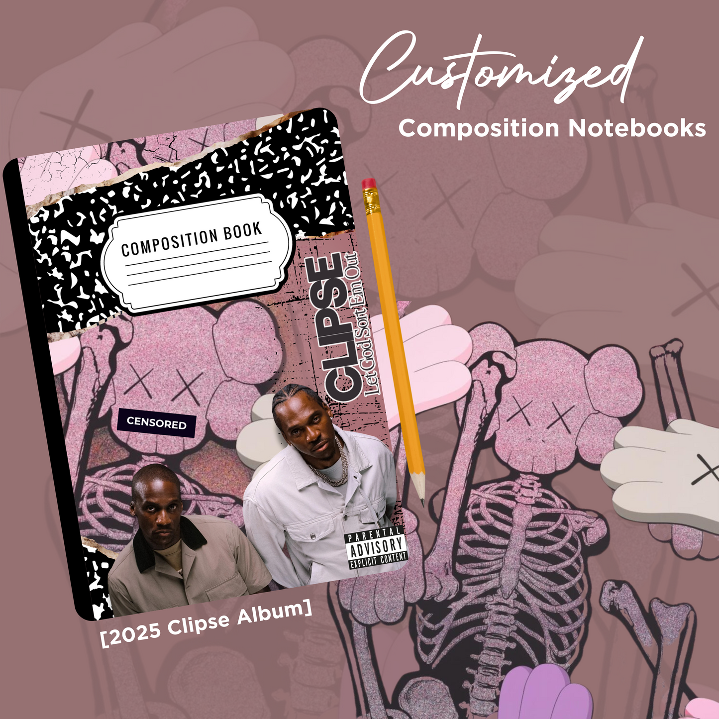 Custom Theme Composition Notebook