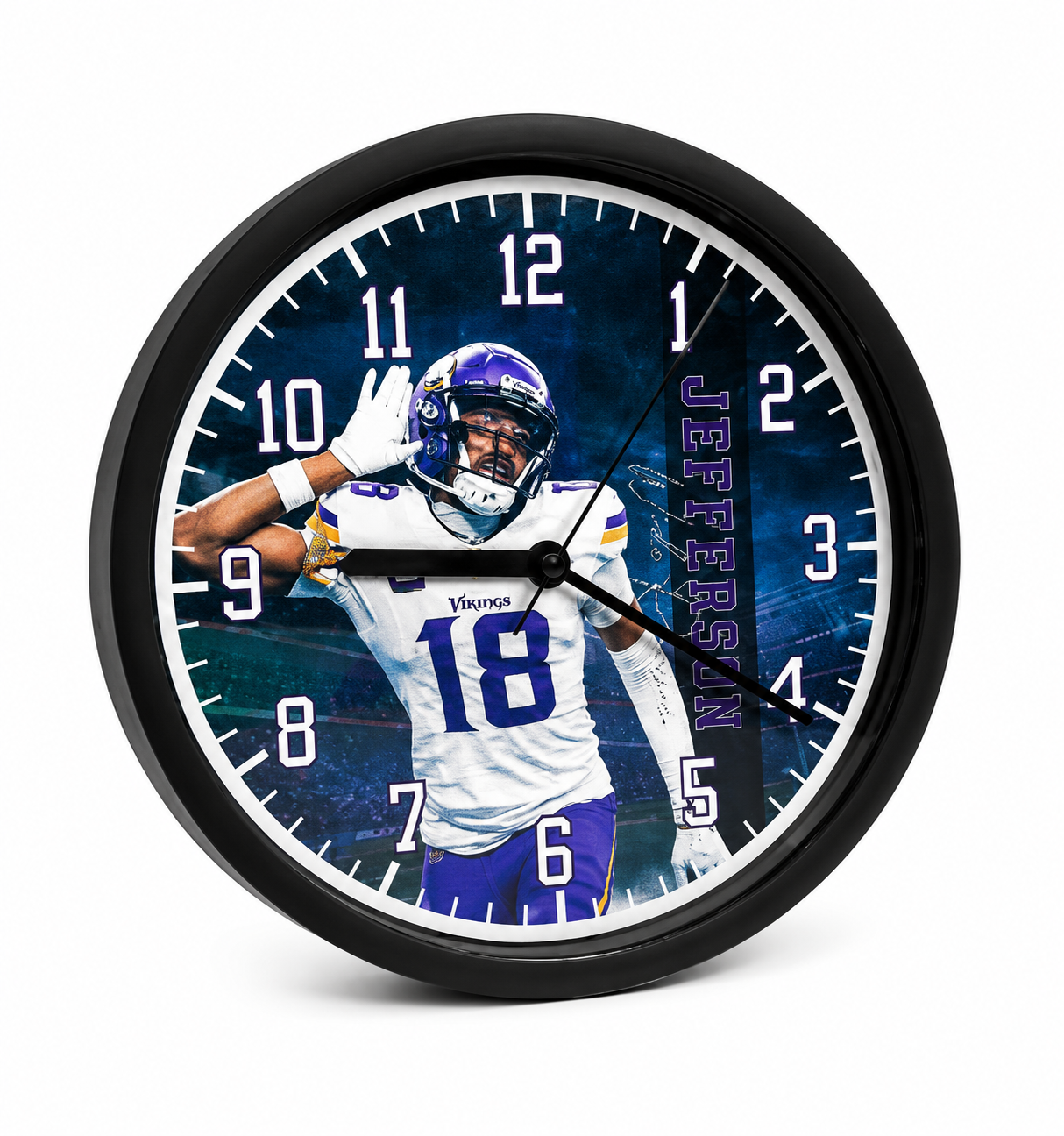 The Gametime Clock (Custom Sports Wall Clock – Fully Assembled)
