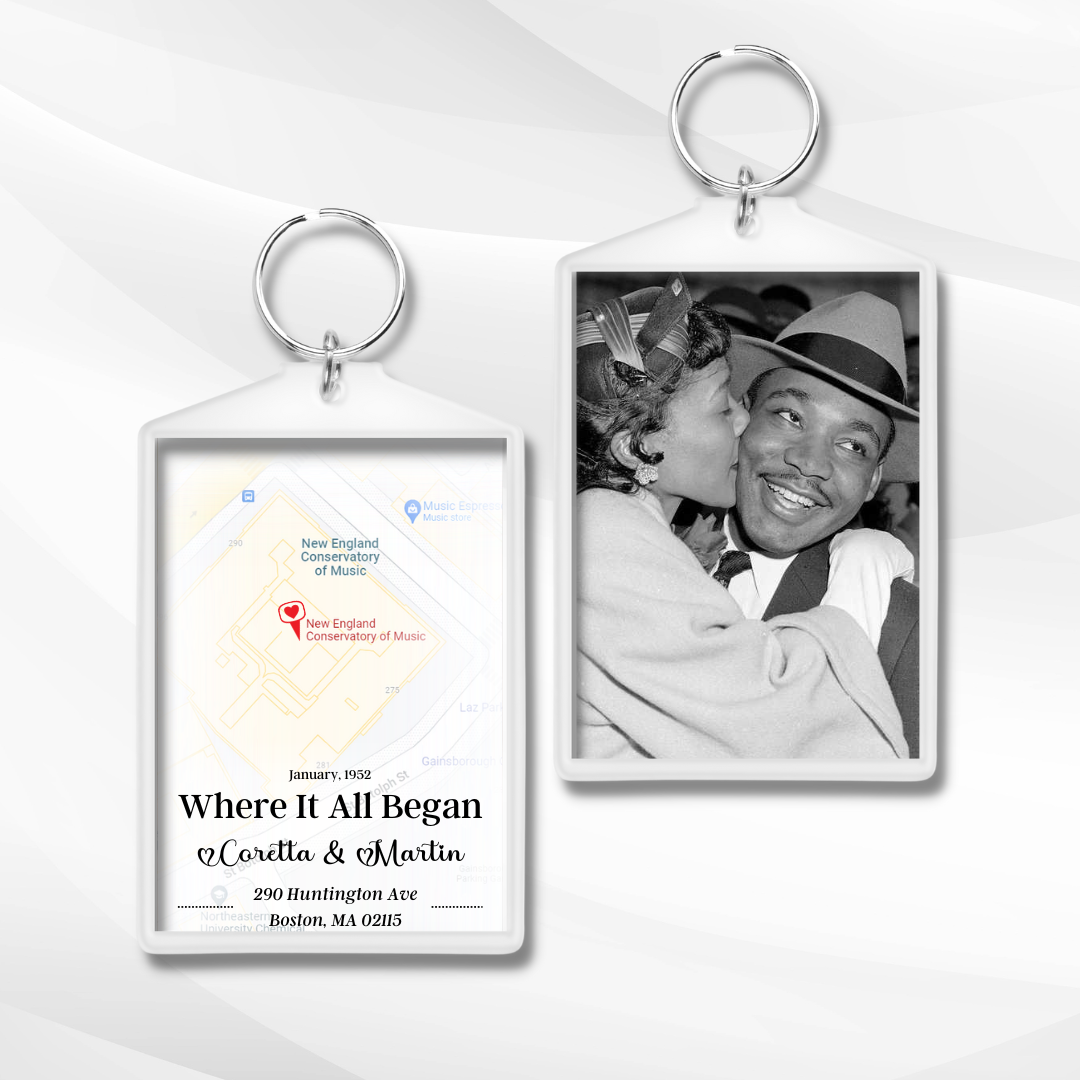 The Memory Map Photo Keychain