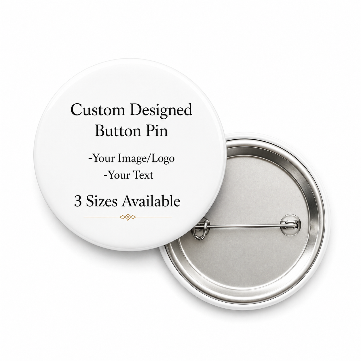 Personalized Photo Button Pin