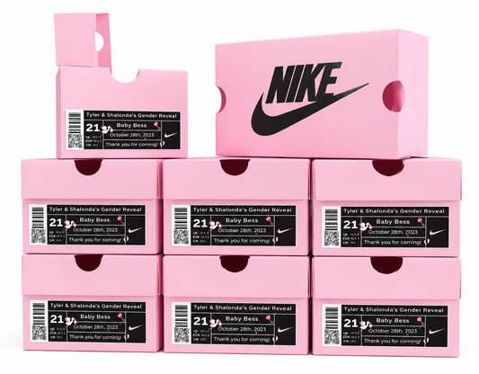 Sneaker Themed Favor Boxes (12 Count – Fully Assembled)