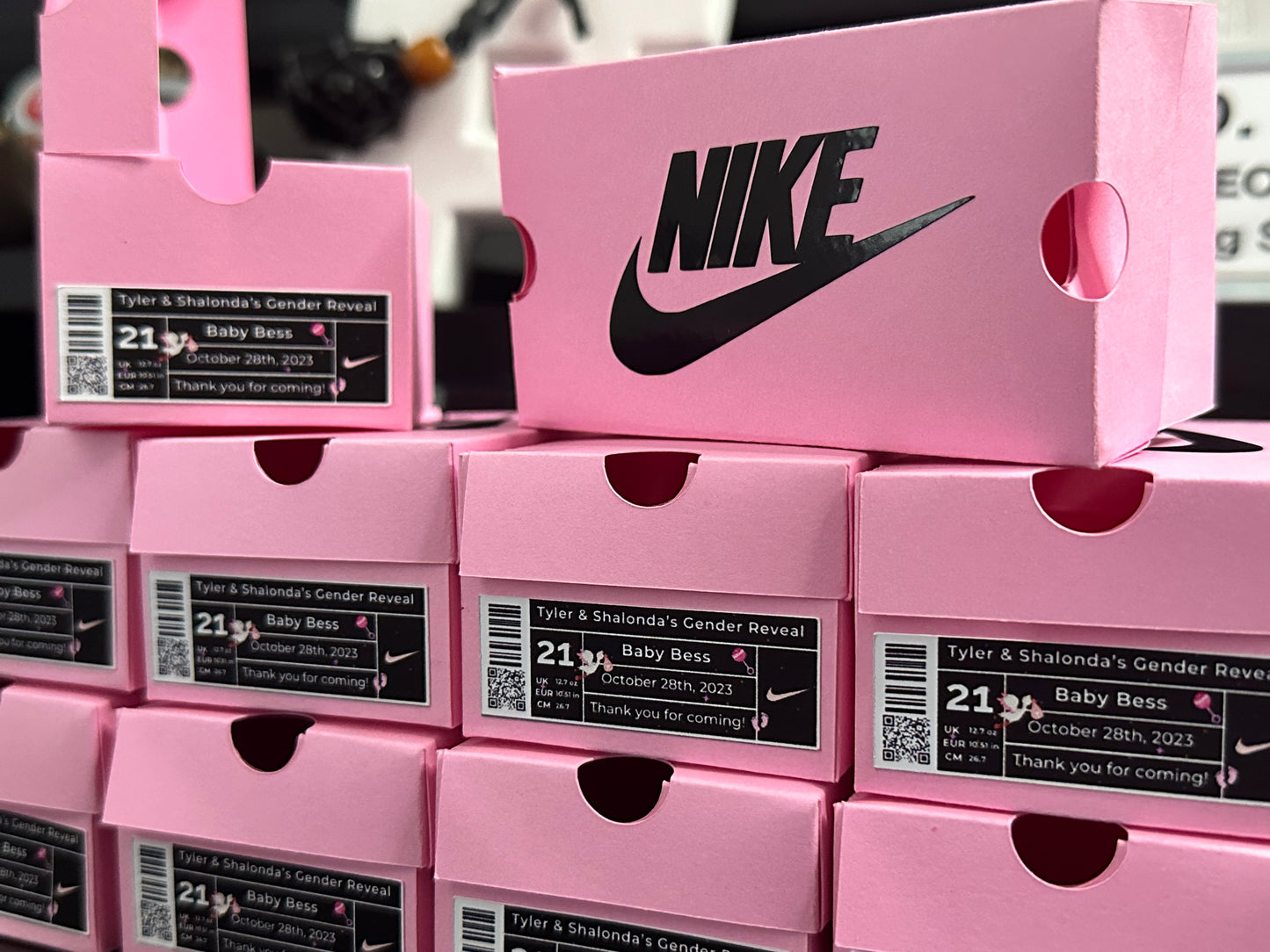 Sneaker Themed Favor Boxes (12 Count, Fully Assembled)