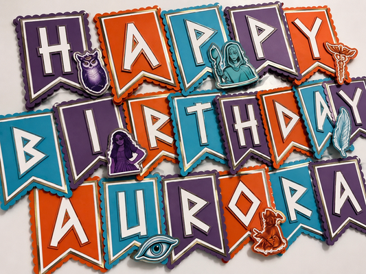 Custom Layered Birthday Banner