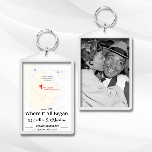 The Memory Map Photo Keychain